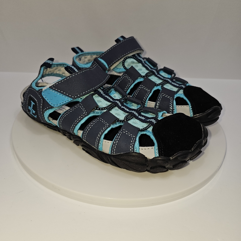 NWT L-RUN Blue Water Shoes Size 39 Swim Barefoot Hiking Sandals Sneakers Active